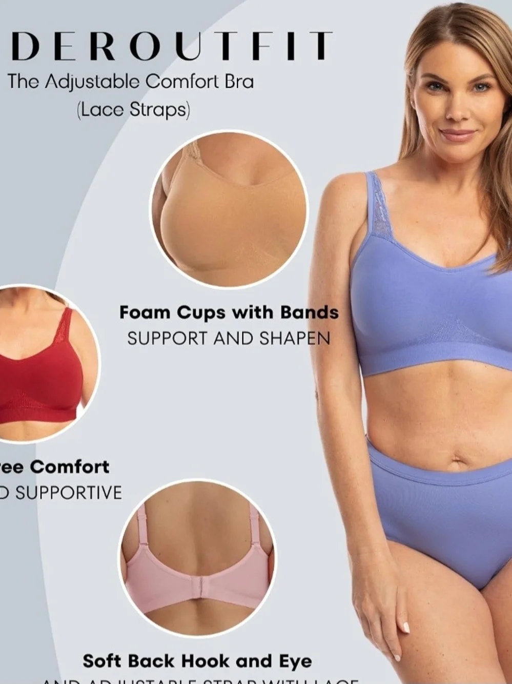 Underoutfit Comfort Bra #445  Cream